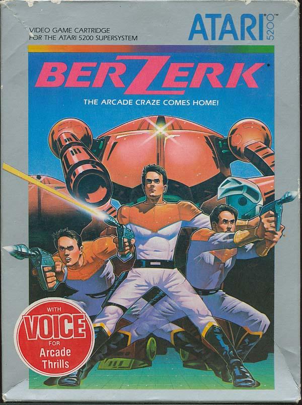 Berzerk (1983) (Atari) Box Scan - Front